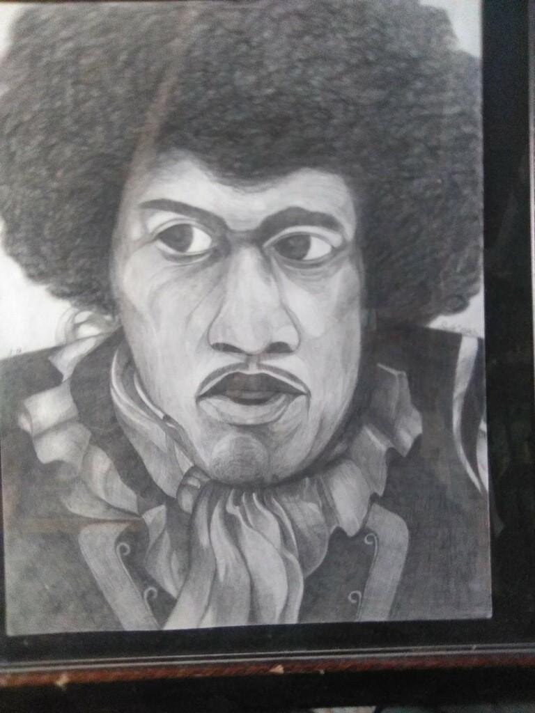 Hendricks — pencil portrait by Sule Opio