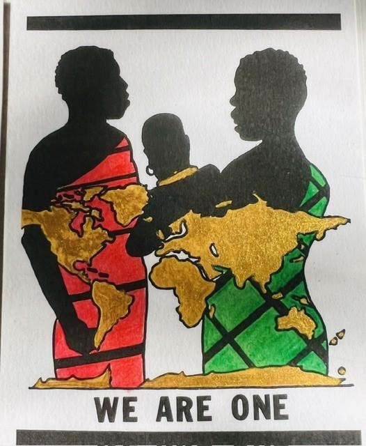 We Are One — Magnet Art by Sule Opio